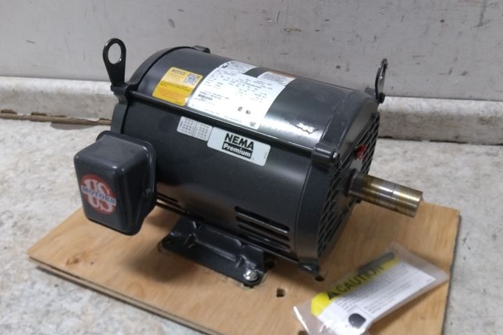 U.S. Motors D7PA2A 7-1/2 HP 1760 RPM 230/460V 3-Phase General Purpose Motor