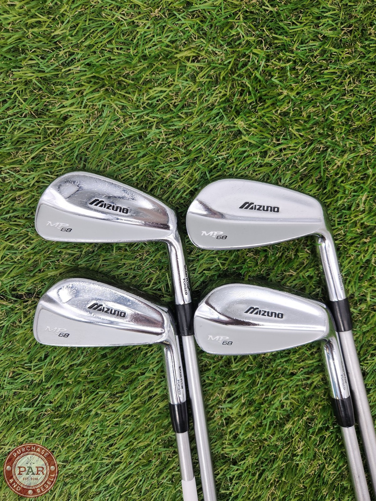 2010 MIZUNO MP68 IRON SET 6-9 XSTIFF STEEL SHAFT VERYGOOD