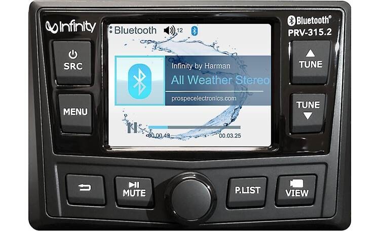 NEW Infinity PRV315.2 Marine Digital Media Receiver with Bluetooth