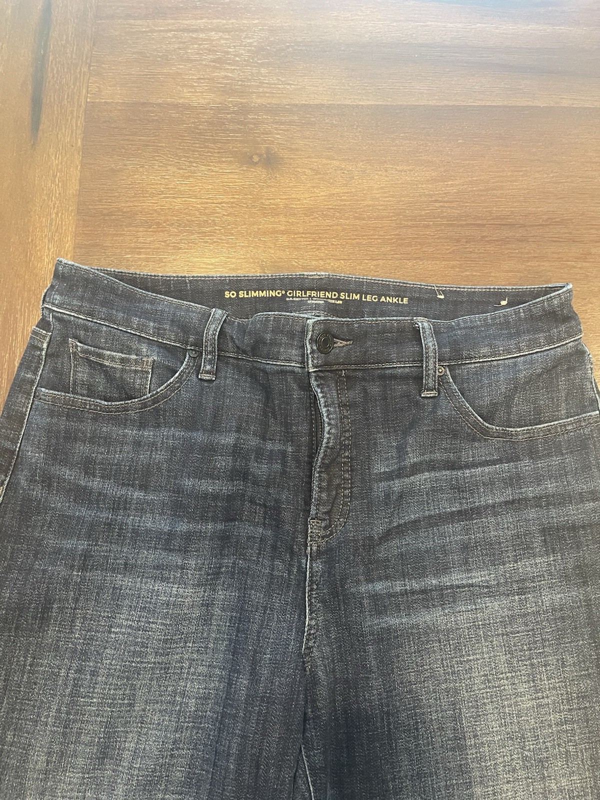 Chicos So Slimming Girlfriend Slim Leg Ankle Embellished Size 1.5 US 10 Chicos So Slimming Girlfriend Slim Leg Ankle Embellished Size 1.5 US 10