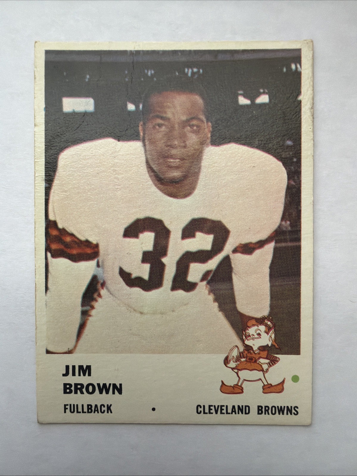 1961 Fleer - Jim Brown #11 Please Look At Pics🔥 1961 Fleer - Jim Brown #11 Please Look At Pics🔥