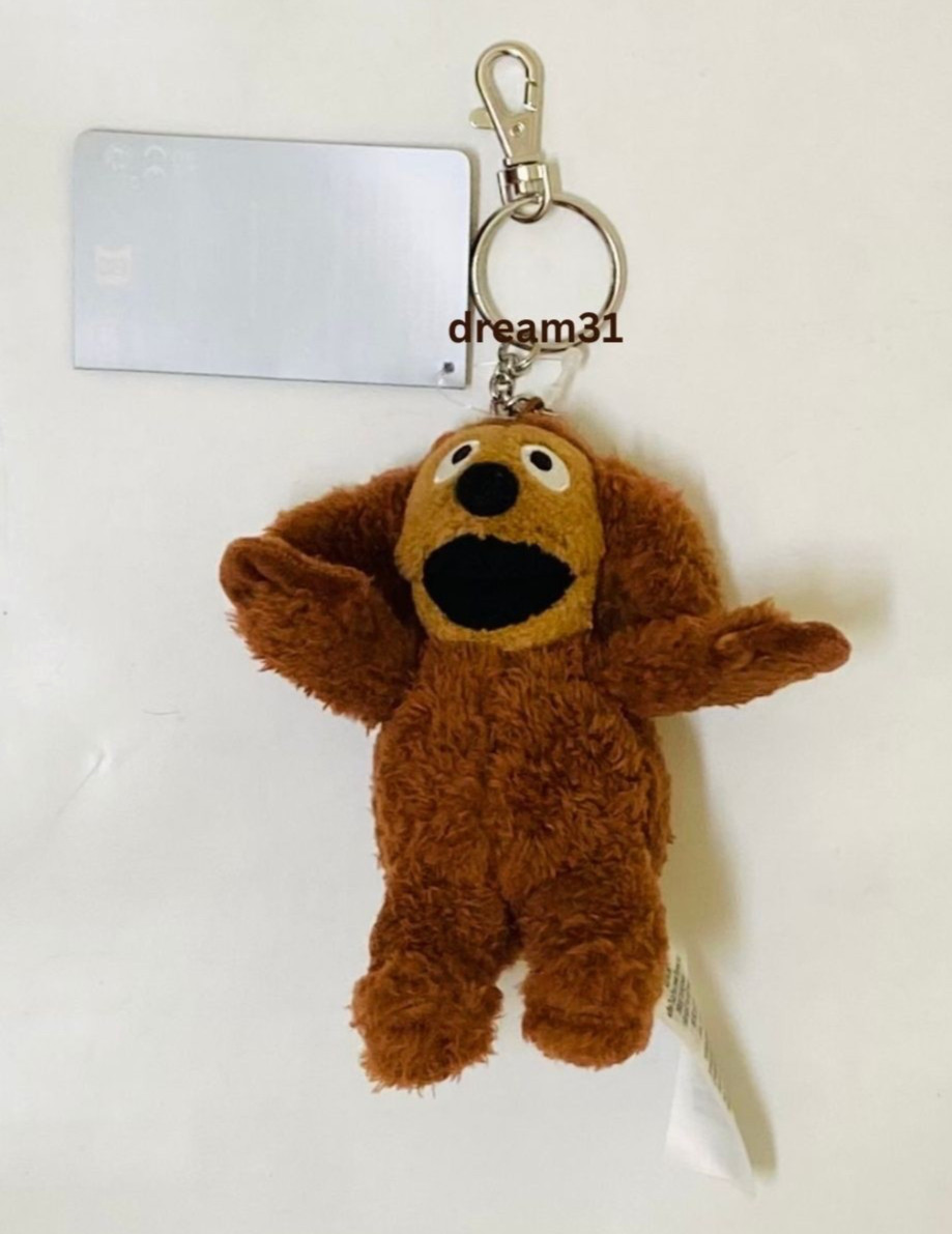 BNWT Disney The Muppets - Rowlf Bag Charm Mini Plush 5 1/2