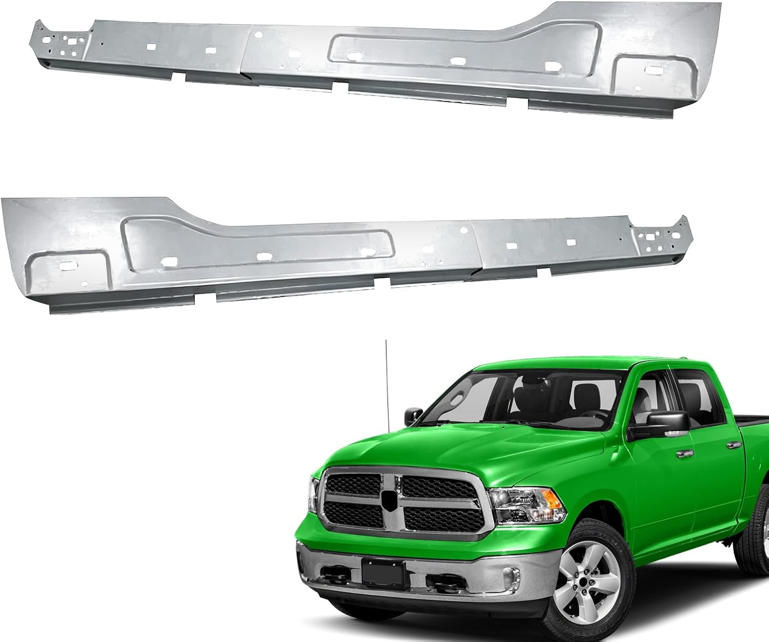 For 2009-2018 Ram 1500 2500 3500 Crew Cab Inner Rocker Panels Left & Right Side