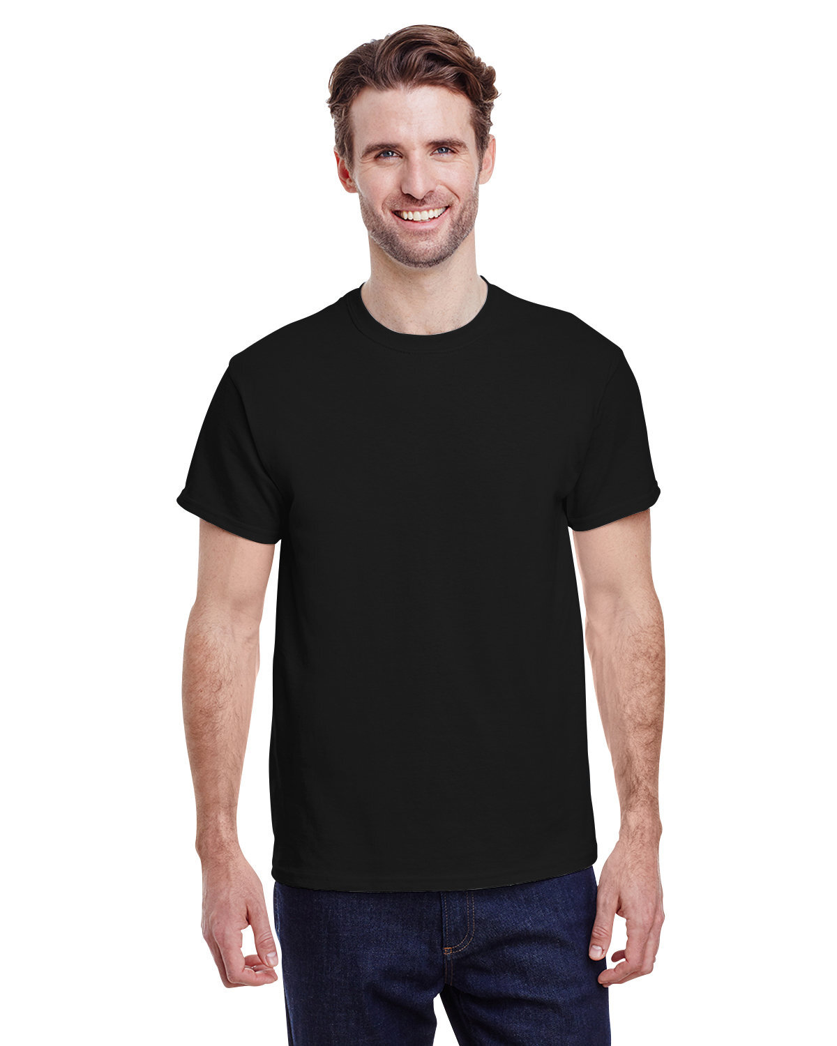 Gildan Mens G500 Premium Short Sleeve Heavy Cotton Plain Blank Casual T-Shirt Gildan Mens G500 Premium Short Sleeve Heavy Cotton Plain Blank Casual T-Shirt