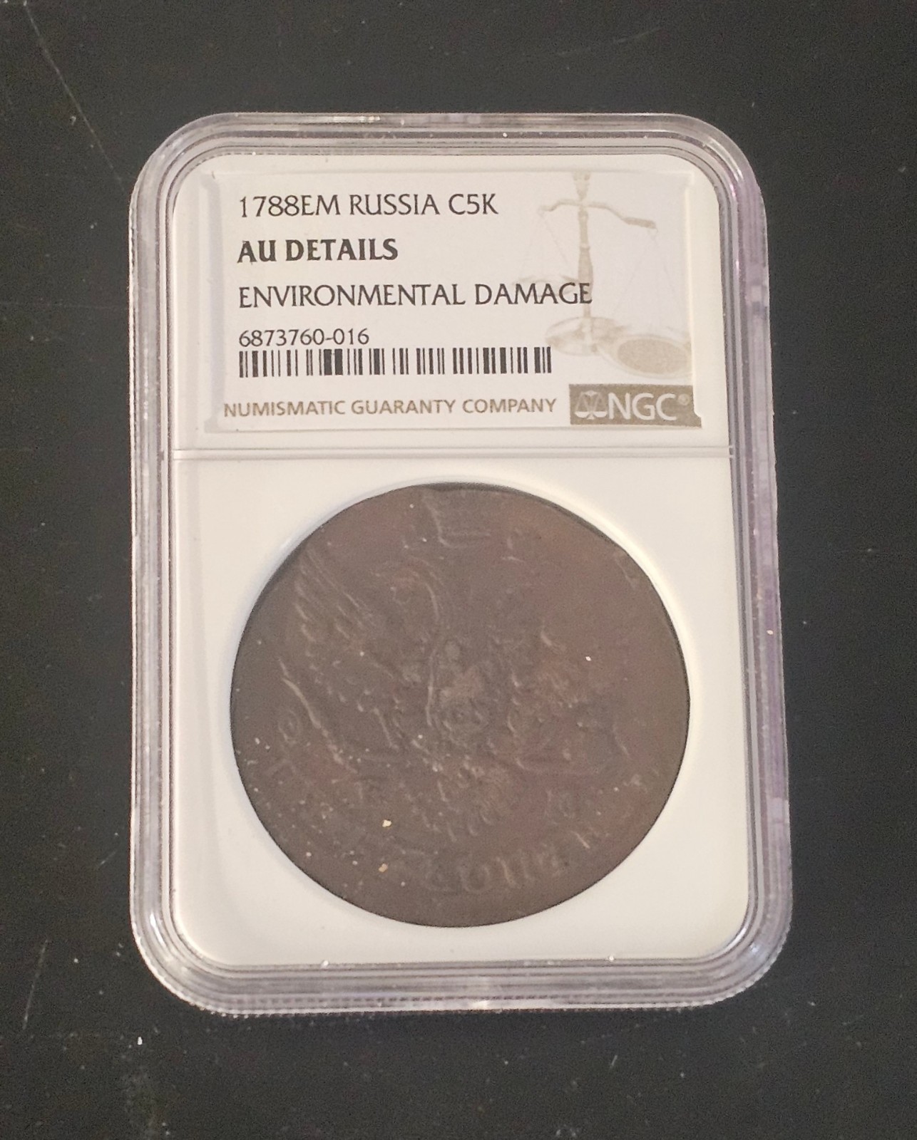 1788 EM RUSSIA CSK AU DETAILS- ENVIRONMENTAL DAMAGE- NGC