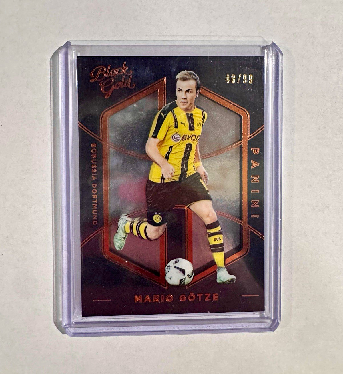 Panini 2016-17 Black Gold Mario Götze #6 Bronze /99 Borussia Dortmund