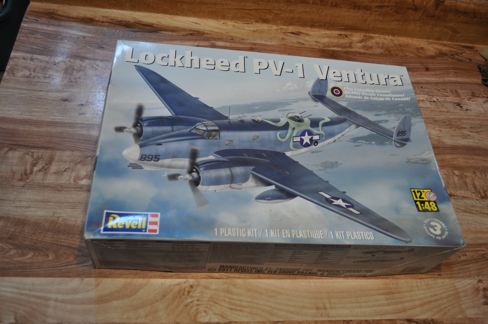 REVELL Lockheed PV-1 Ventura 1:48 Scale Model Kit 85-5531 NEW in BOX