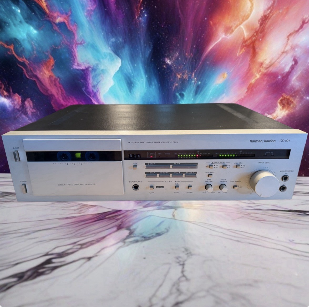 Harman Kardon CD191 High Fidelity Cassette Deck Serviced Sendust Head W/ Manual Harman Kardon CD191 High Fidelity Cassette Deck Serviced Sendust Head W/ Manual