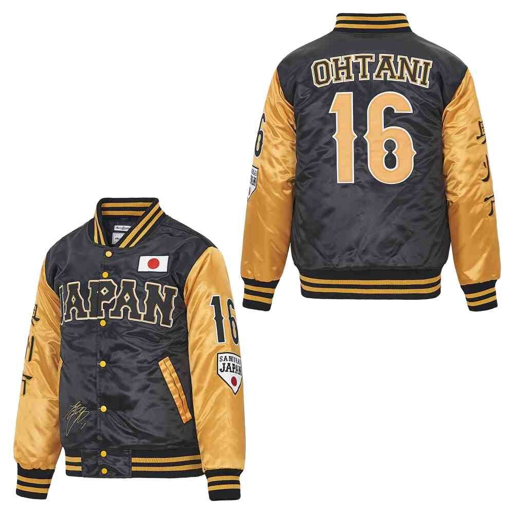 Vintage #16 Japan Baseball Jacket All Embroidered Hip Hop Black Blue