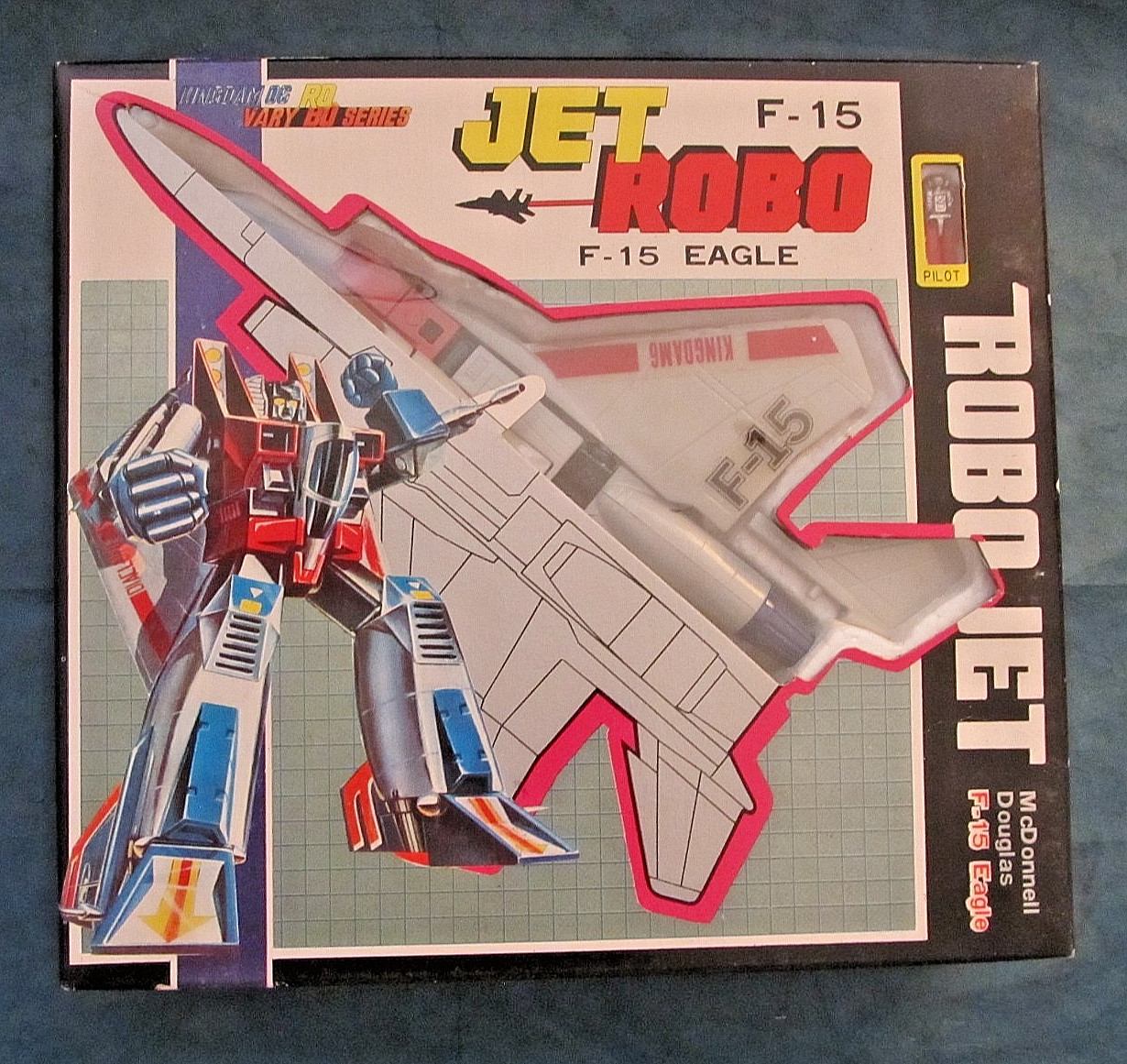 Vintage 1980\'s Kingdam 06 RO Jet Robo F-15 Eagle, Vary Bo Series