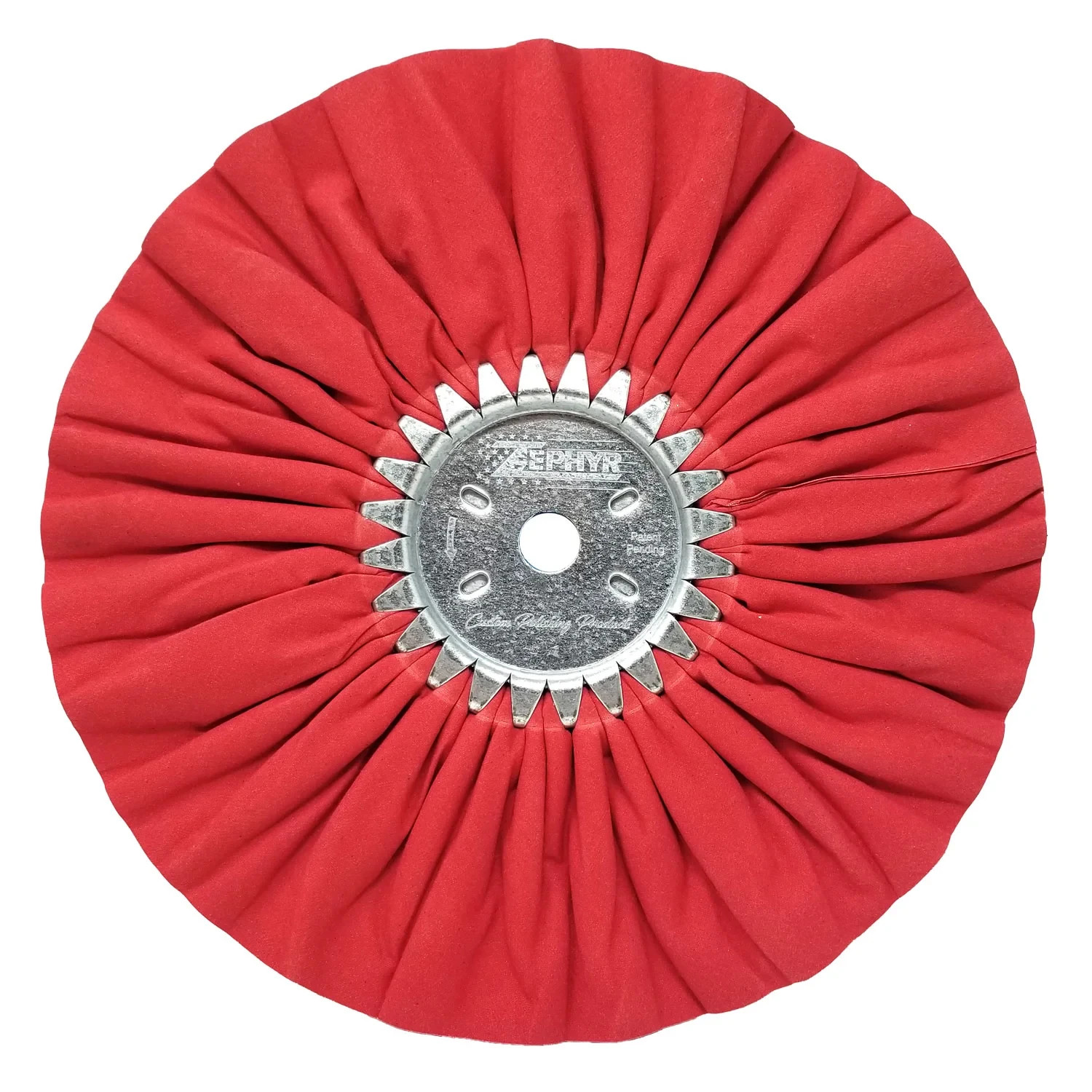 Zephyr 10 Inch Primary Cut Heavy Oxidation Airway Buffing Wheel Rosy Red