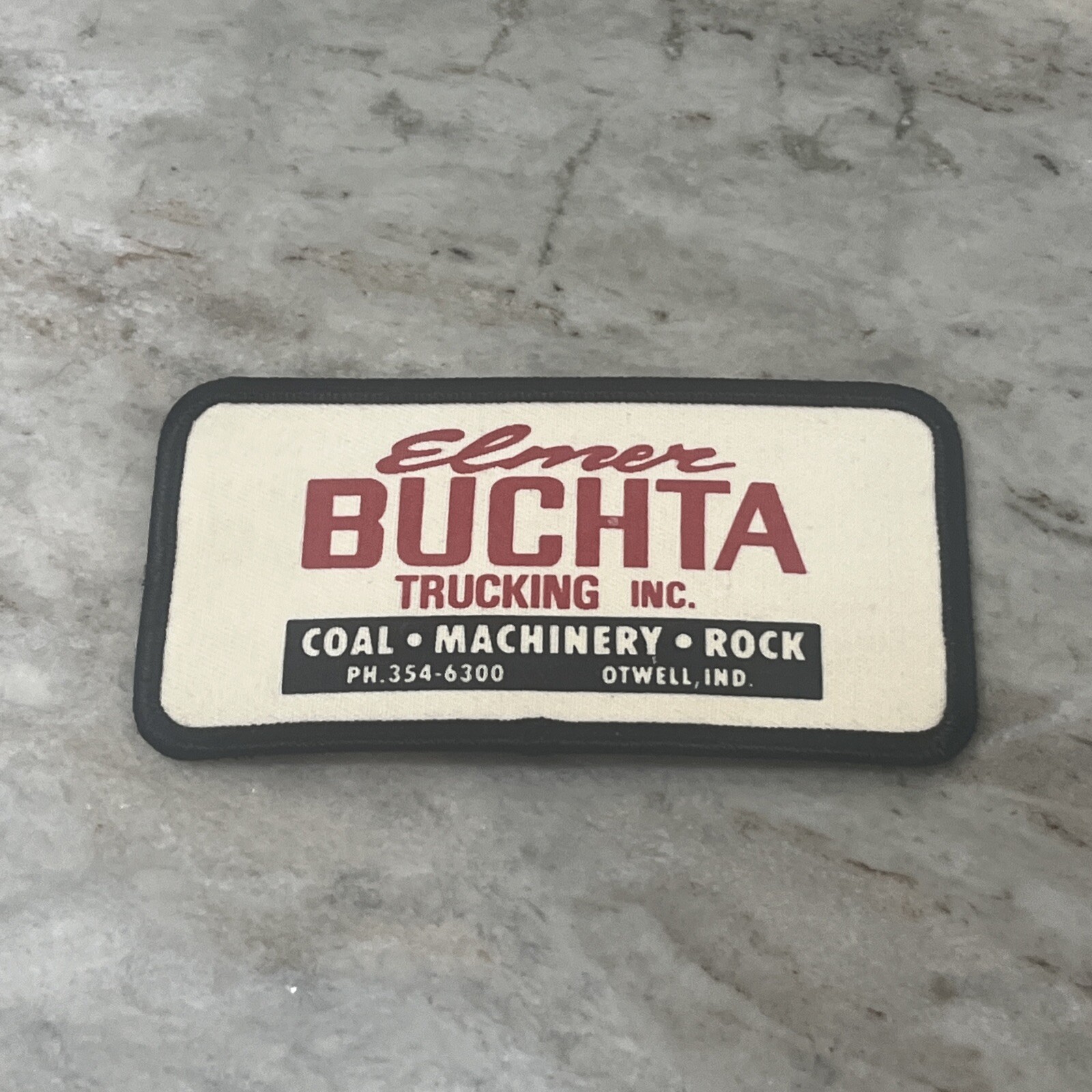 Vintage Elmer Buchta Trucking Inc. Patch