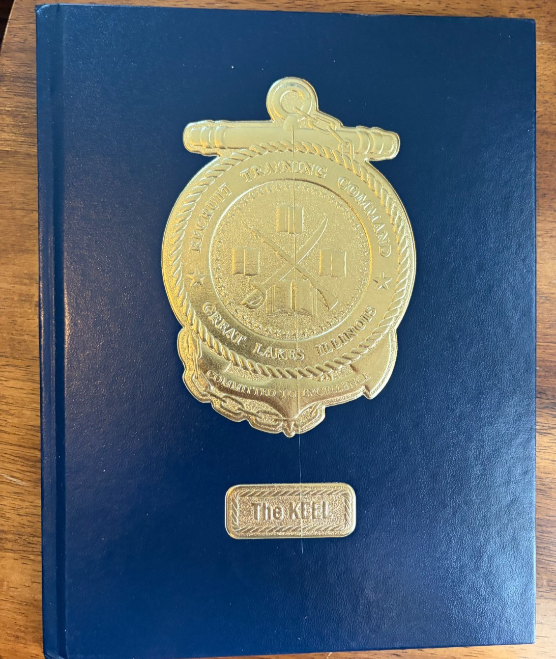 The Keel US NAVY Recruit Training Command Great Lakes Illinois Book Div 2026-017