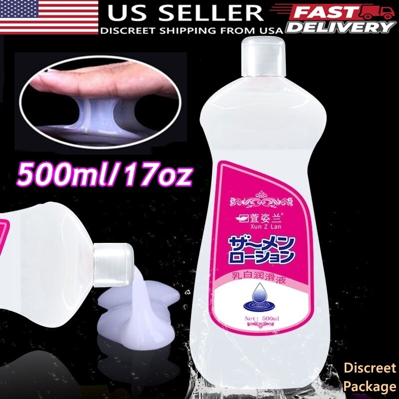 17.6OZ Lubricant Sperm Realistic Long Lasting Water Based Sex Lube Adult Couple