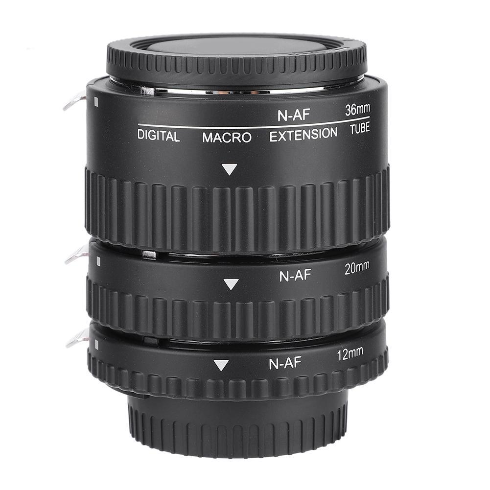 Meike Macro Extension Ring Adapter Set 12mm+20mm+36mm for Nikon F Mount Camera