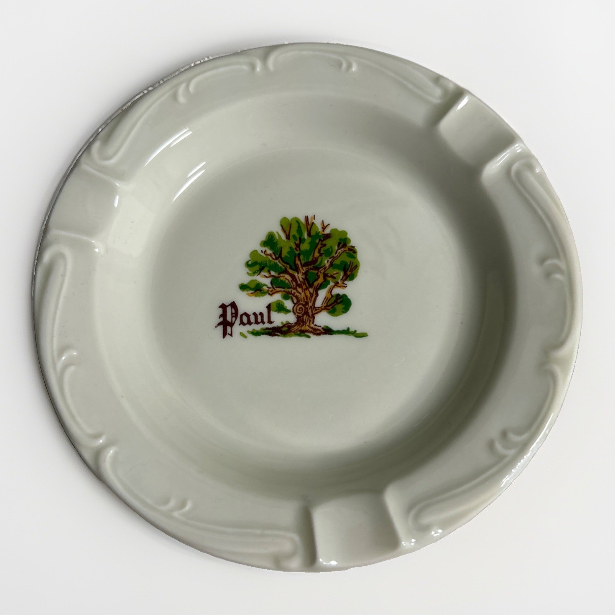 Vintage Paul Chene Paris Restaurant Ashtray 1960s French Michelin Tobacciana