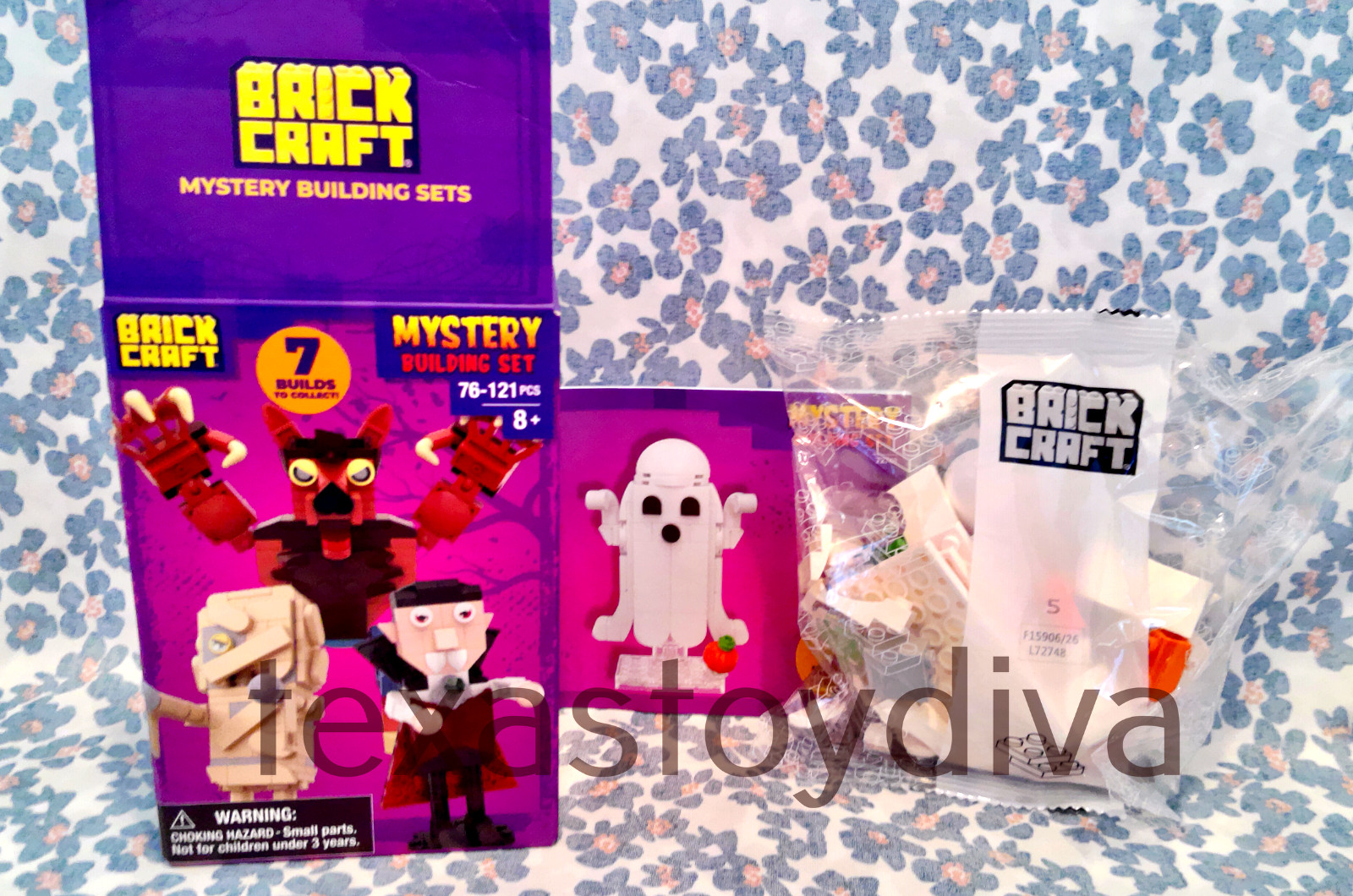 BrickCraft Building Monsters Set Halloween Ghost 76 Piece RARE Figure --READ--
