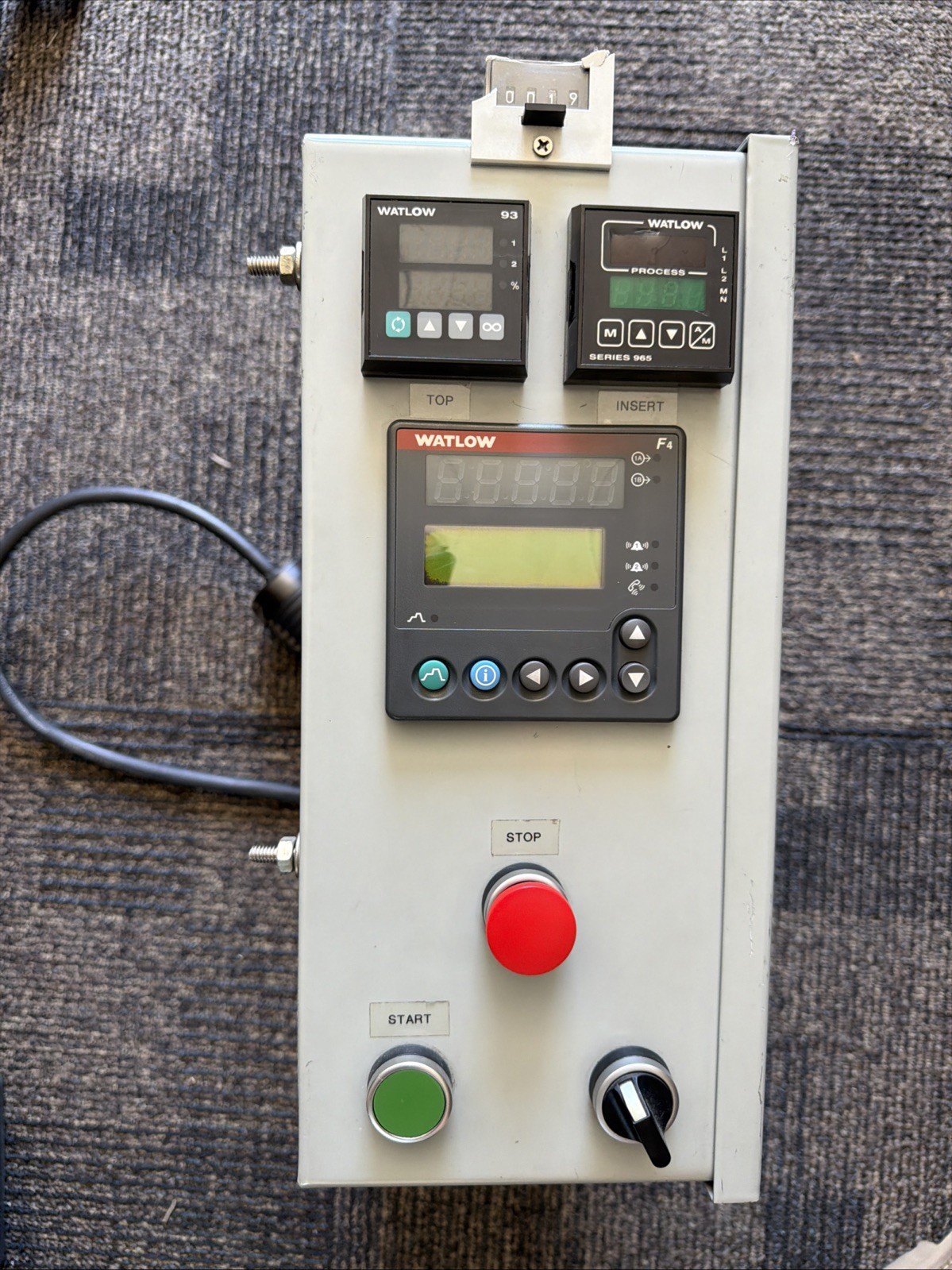 Watlow Temperature Controller Box System (Watlow F4, Watlow 93, Watlow 965 Serie