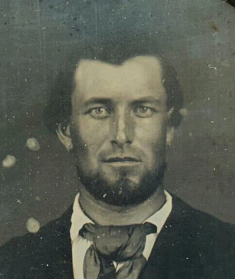 1850s Daguerreotype Handsome Man Wearing Hoop Earrings Sailor 1850s Daguerreotype Handsome Man Wearing Hoop Earrings Sailor