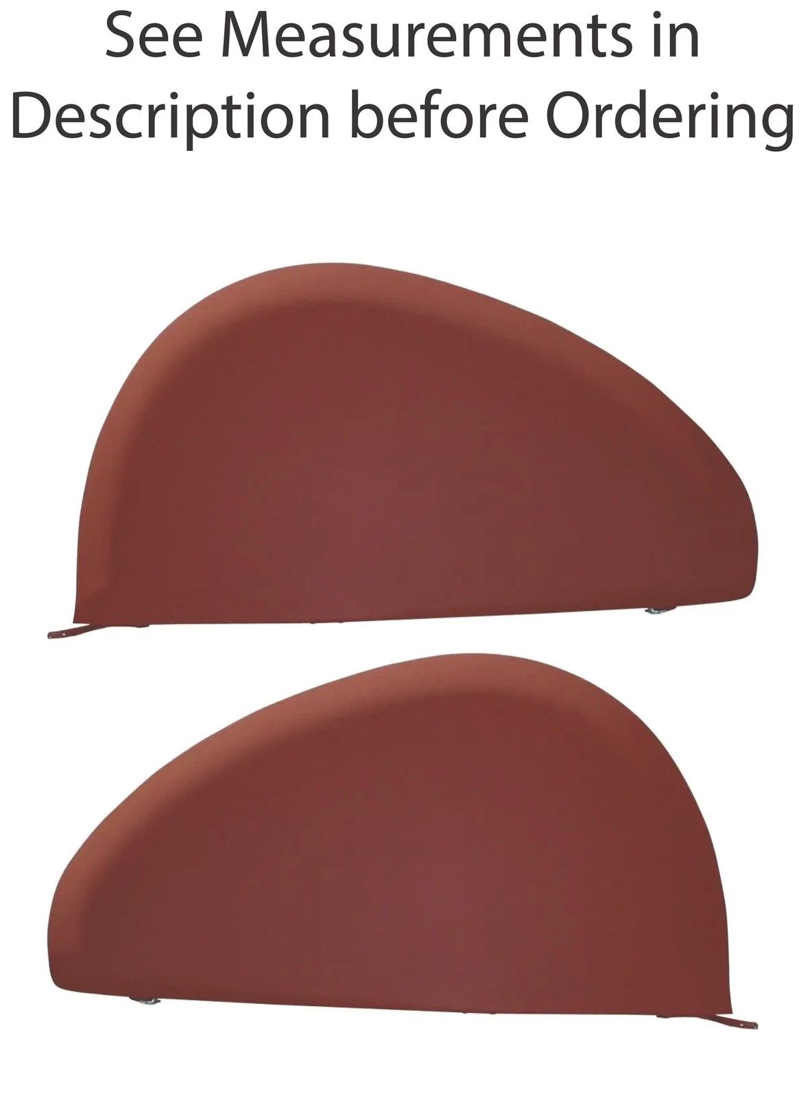 Pair Teardrop Style Fender Skirts For 1939-1947 Packard & Oldsmobile Cars