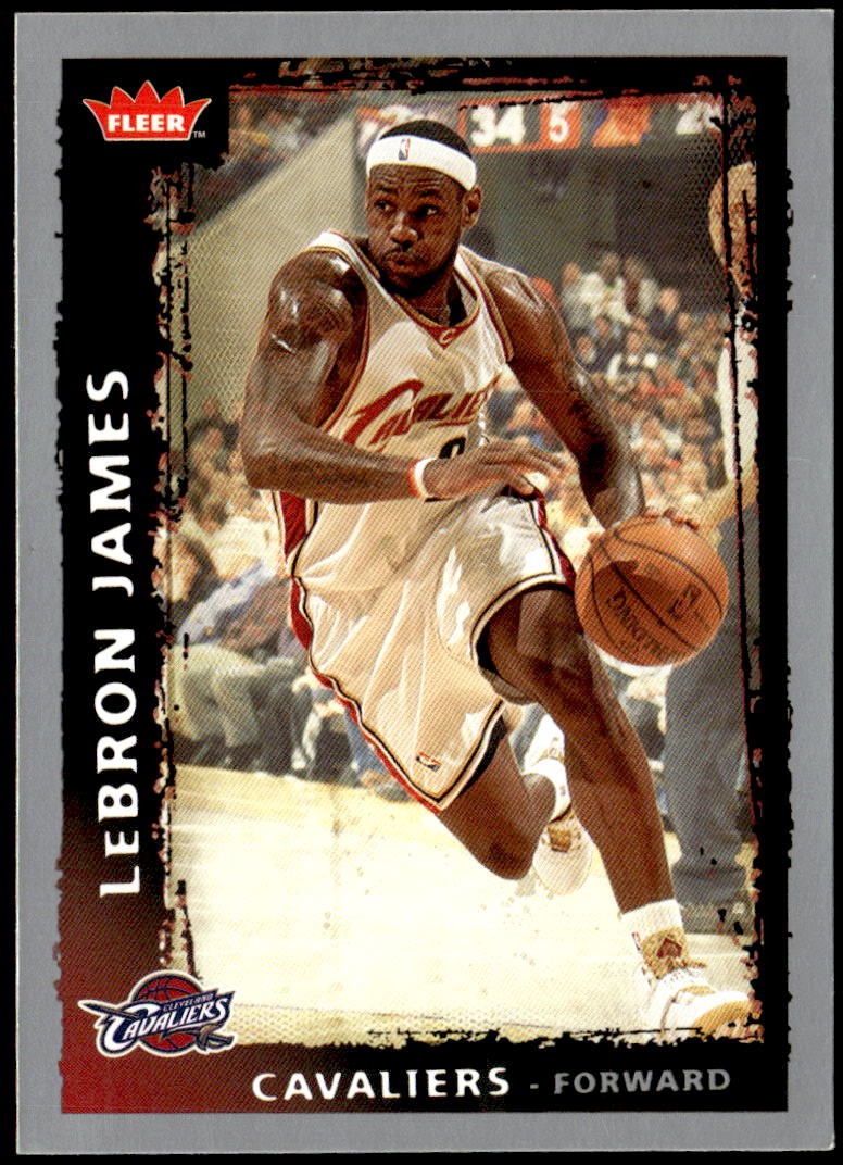 2008-09 Fleer #23 LeBron James Not Mint 2008-09 Fleer #23 LeBron James Not Mint