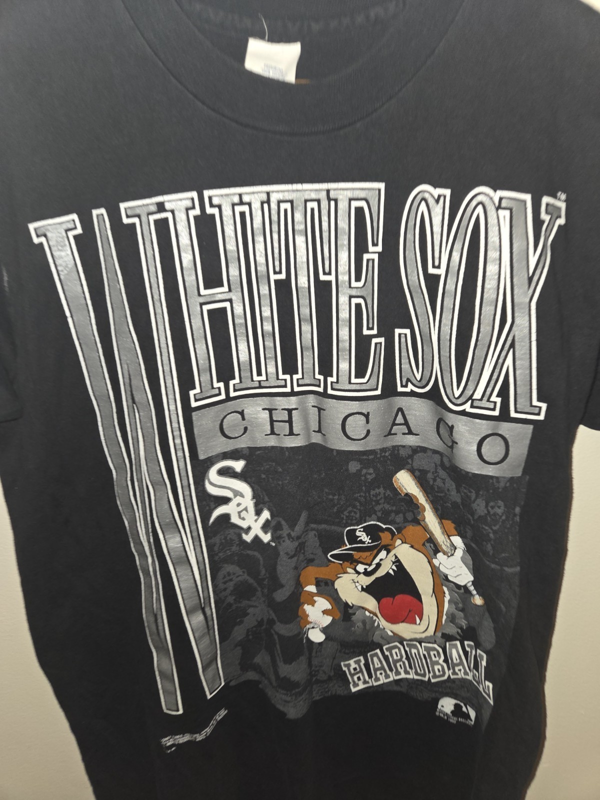 Vintage 1992 Looney Tunes Taz Chicago White Sox Shirt  AN58533