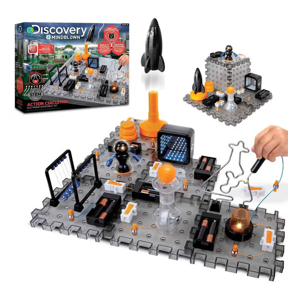 Discovery MindBlown Action Circuitry Electronic Experiment Set - Electricity Kit