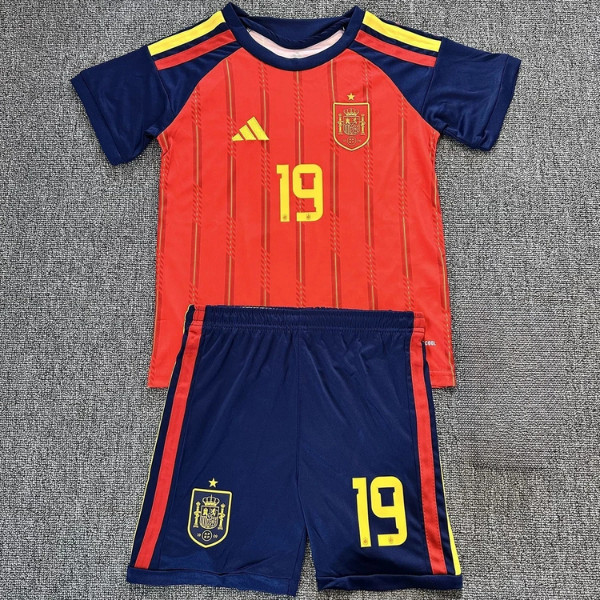 hot Lamine Yamal #19 Spain Home & Away Soccer Kids Jersey ALL SIZE
