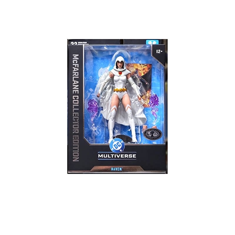 McFarlane DC Multiverse Raven Platinum White 7in Action Figure Collector Gift