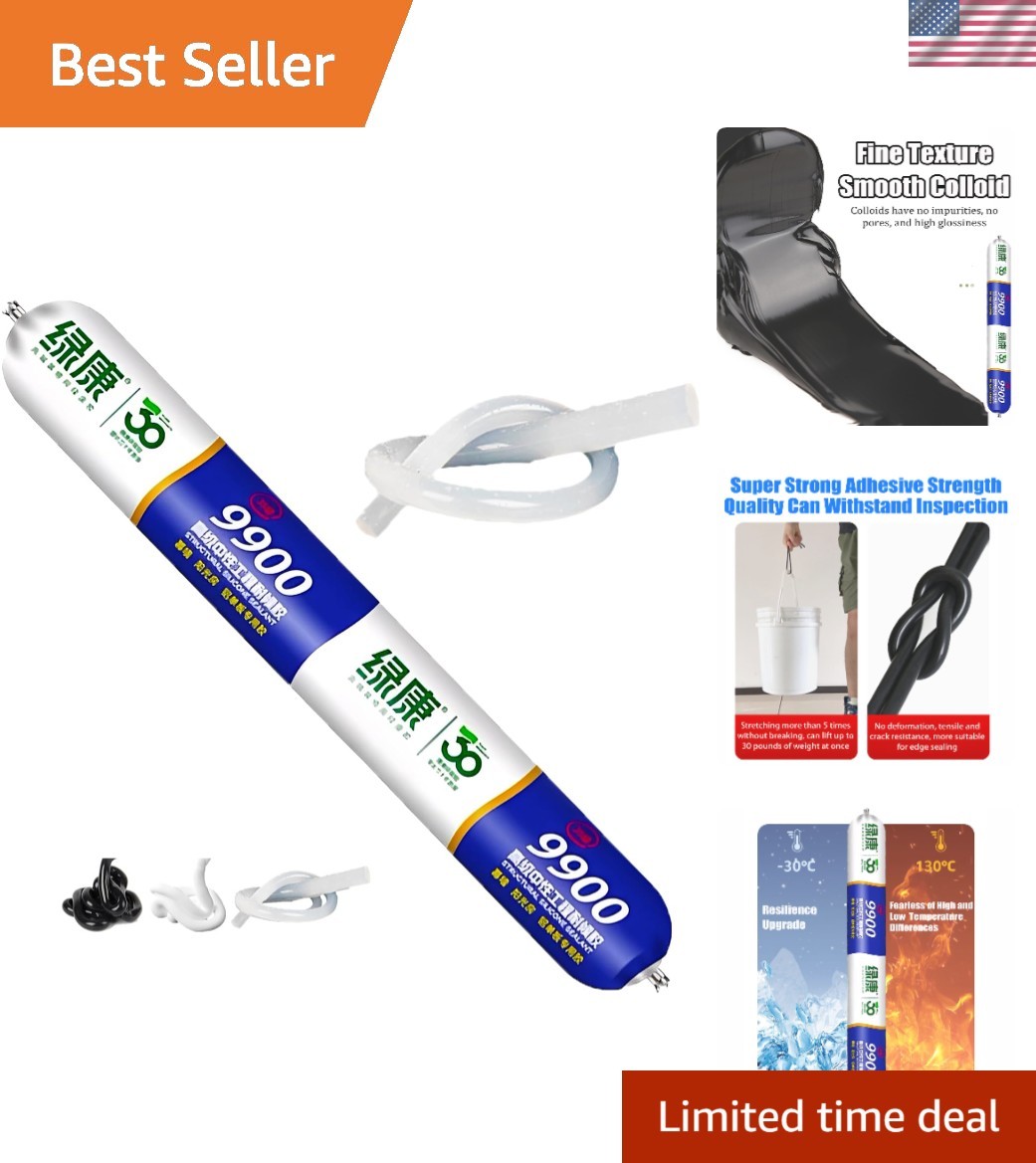 Transparent 9900 Sealant: Waterproof, High Flexibility, Easy Application - 1PC Transparent 9900 Sealant: Waterproof, High Flexibility, Easy Application - 1PC