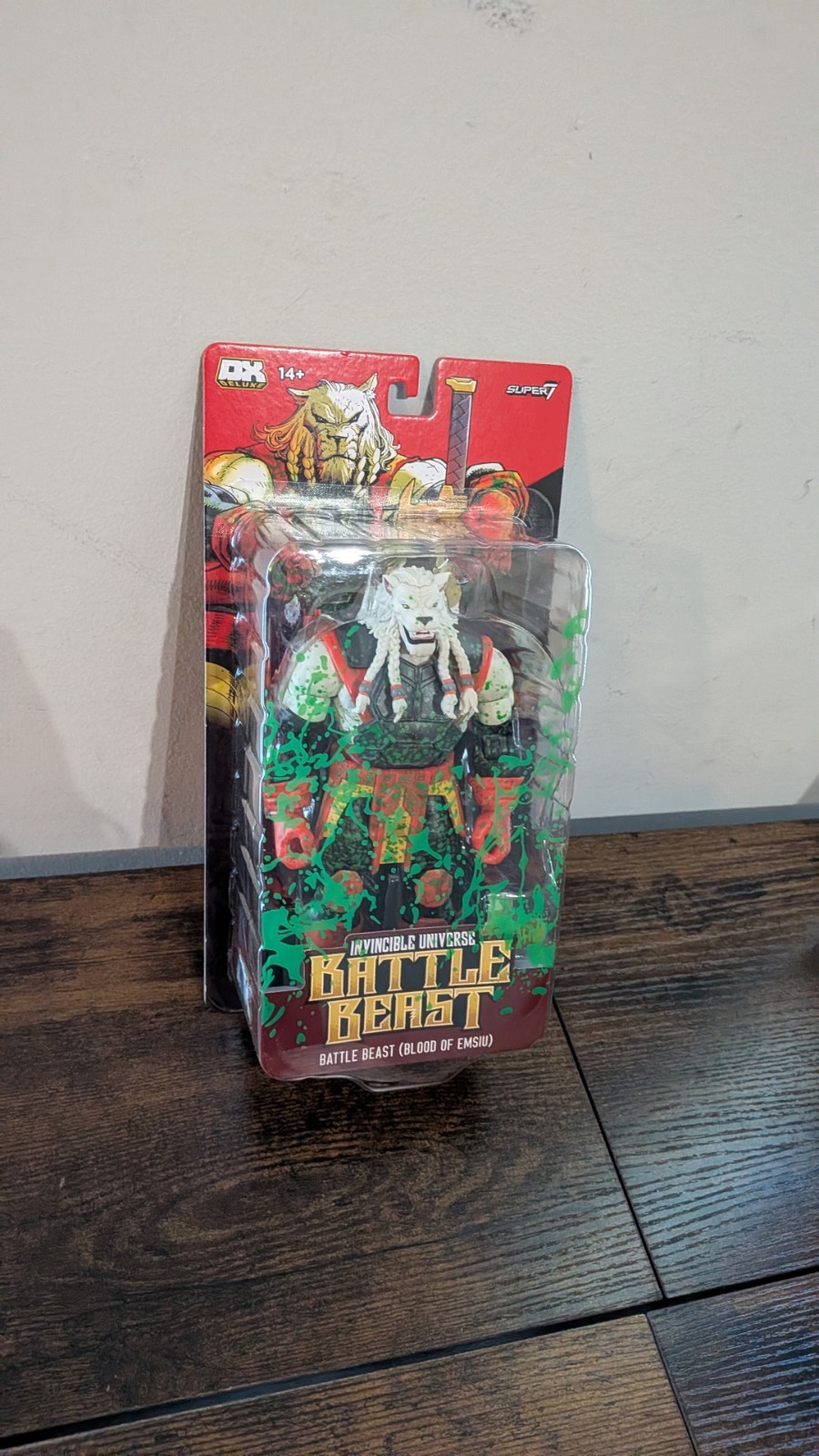 NEW Super7 Invincible Battle Beast (Colossus of Emsiu Blood Splatter) Figure NEW Super7 Invincible Battle Beast (Colossus of Emsiu Blood Splatter) Figure