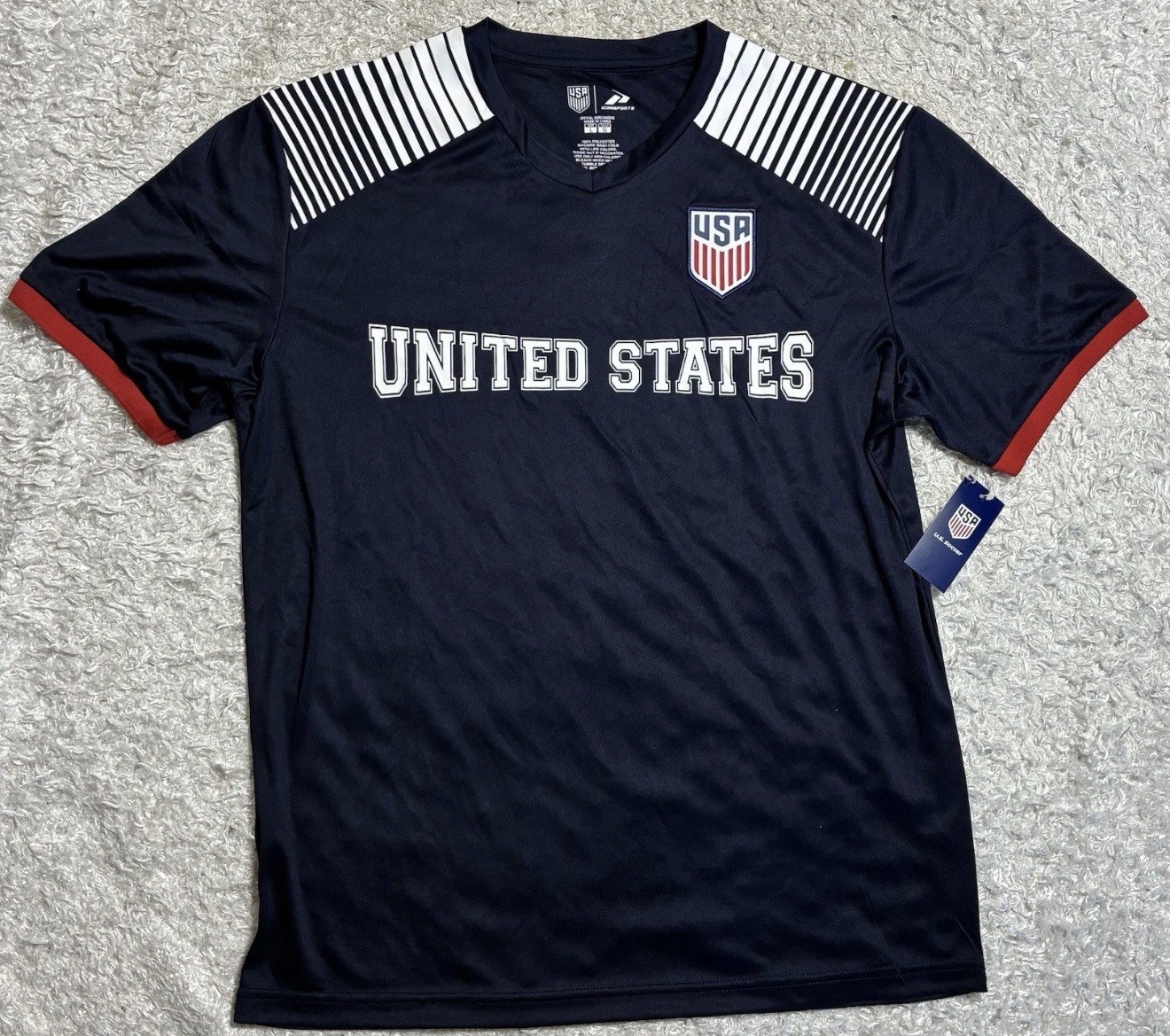 Official Icon Sports USMNT Unisex Soccer Jersey Licensed United States Shirt XL Official Icon Sports USMNT Unisex Soccer Jersey Licensed United States Shirt XL