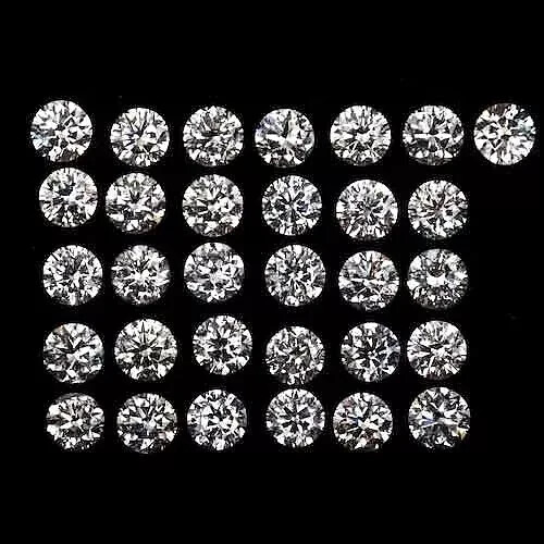 Loose Lab-Grown CVD Diamond LOT 3.00 MM D Color IF CLEARITY 101 PCS Certified