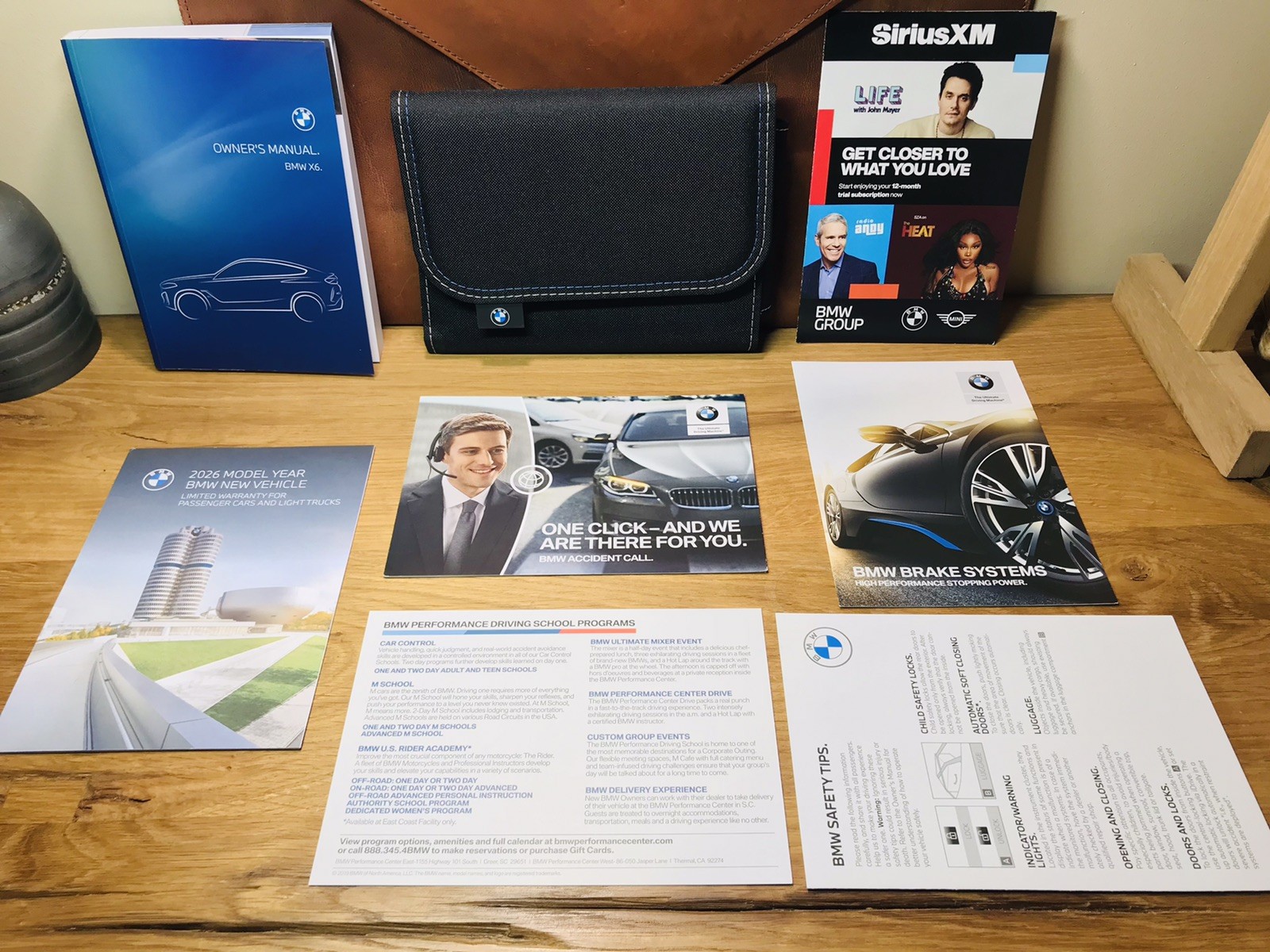NOS⭕️ 2026 BMW X6 OWNERS MANUAL SET sDRIVE xDRIVE 40i 40 i M60i M 60i M SPORT