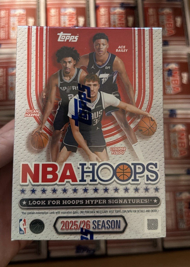 Topps NBA Hoops 2025-26 Basketball Value Blaster Box