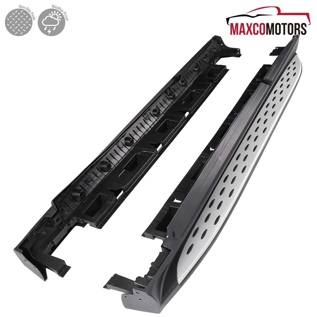 Side Step Bars Fits 2012-2015 Mercedes ML-Class W166 GLE Running Boards 2PC Side Step Bars Fits 2012-2015 Mercedes ML-Class W166 GLE Running Boards 2PC