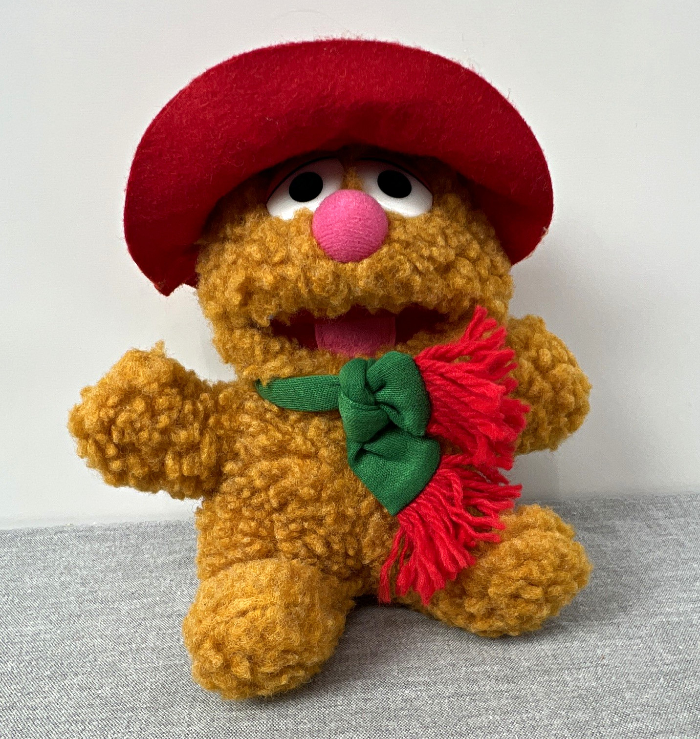 VINTAGE 1987 MUPPET BABIES BABY FOZZIE BEAR 8 IN PLUSH SIMON MARKETING HENSON