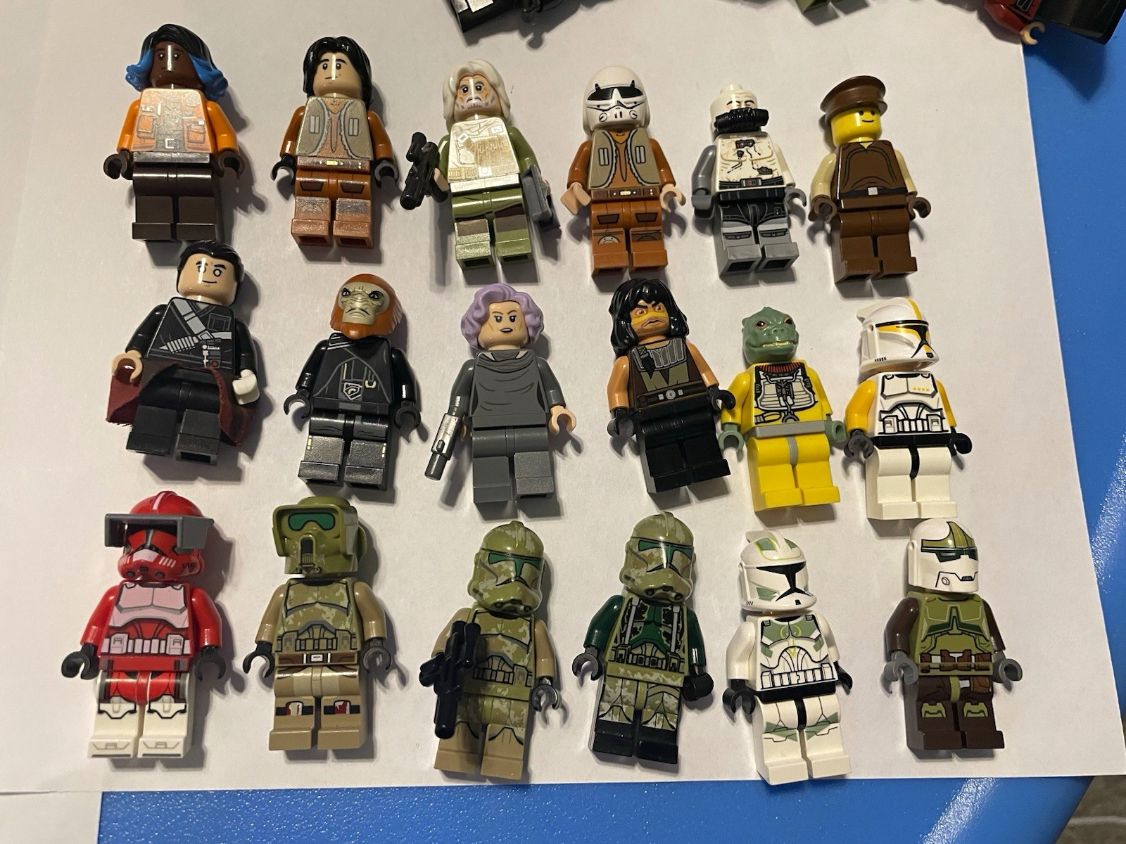 LEGO Star Wars Minifigure Lot of 18 Bossk Chirrut Imwe Vader sw0280 sw0789