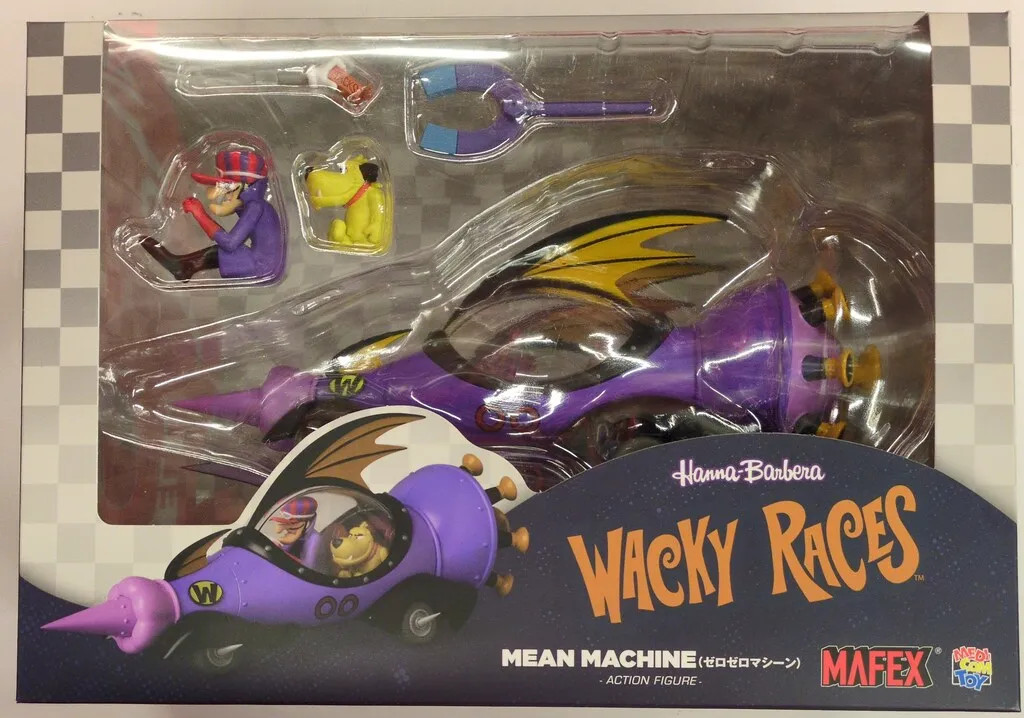 Medicom Toy No.253 MAFEX Wacky Races Action Figure MEAN MACHINE JP w/Box