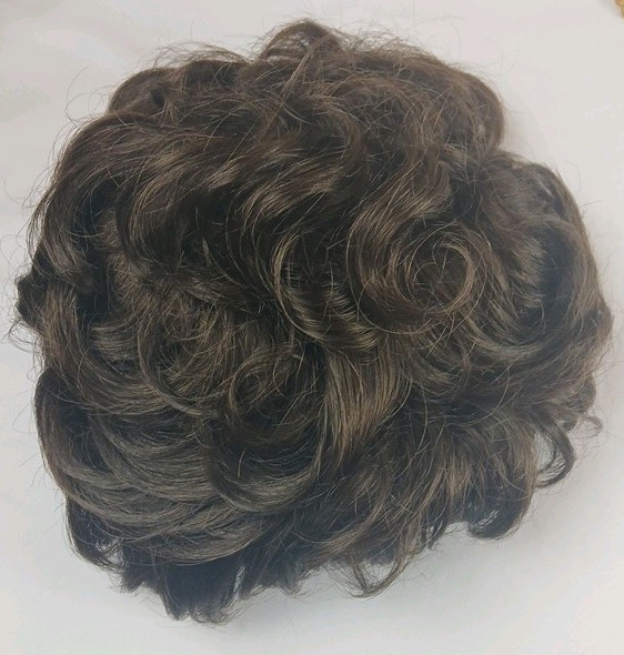 TEVIRON Korea~Vintage SHORT CURLY BRUNETTE WIG TEVIRON Korea~Vintage SHORT CURLY BRUNETTE WIG