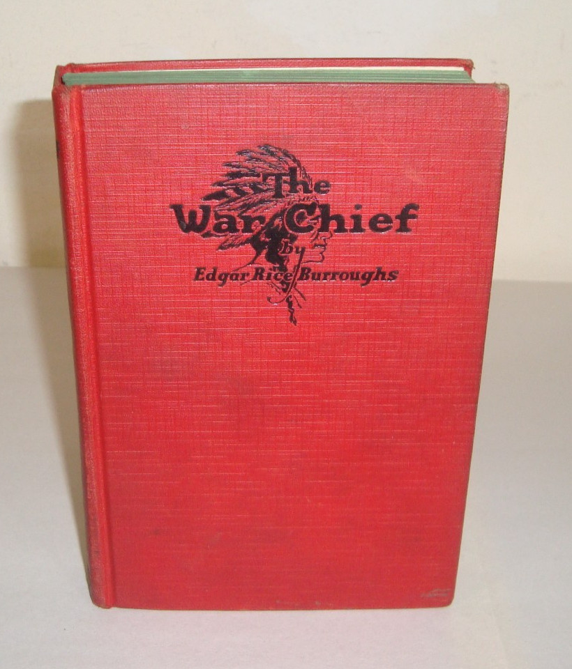 Antique Vintage 1927 1st Edition HC Book The War Chief by Edgar Rice Burroughs