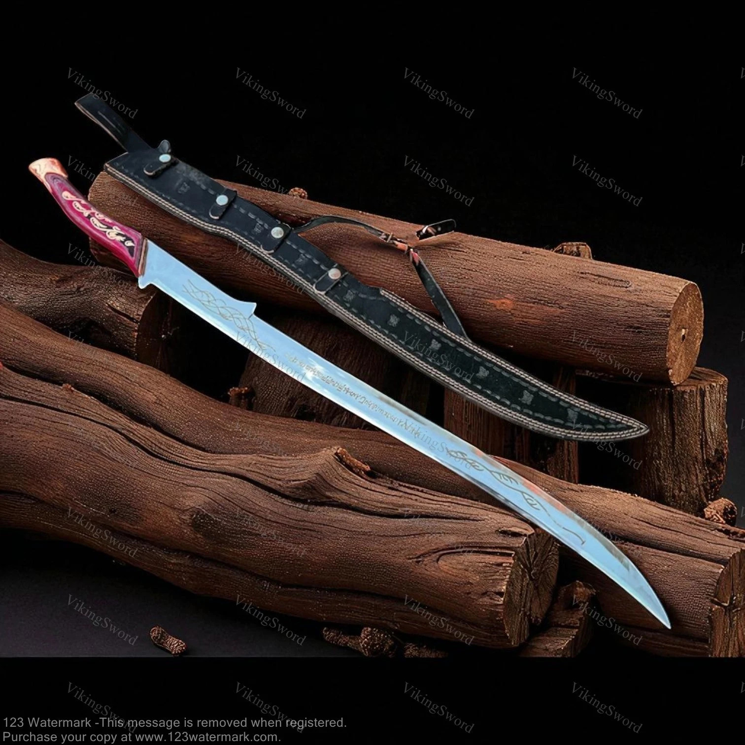 Handmade Arwen Hadhafang Elven Sword – Hobbit Carbon Steel Fantasy Sword Gif