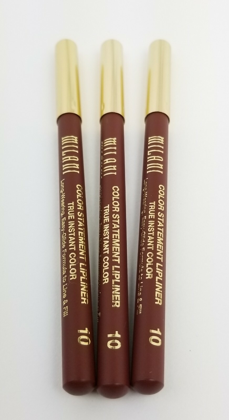 Lot of 3 Milani Color Statement True Instant Color Lipliner #10 Cocoa Lot of 3 Milani Color Statement True Instant Color Lipliner #10 Cocoa
