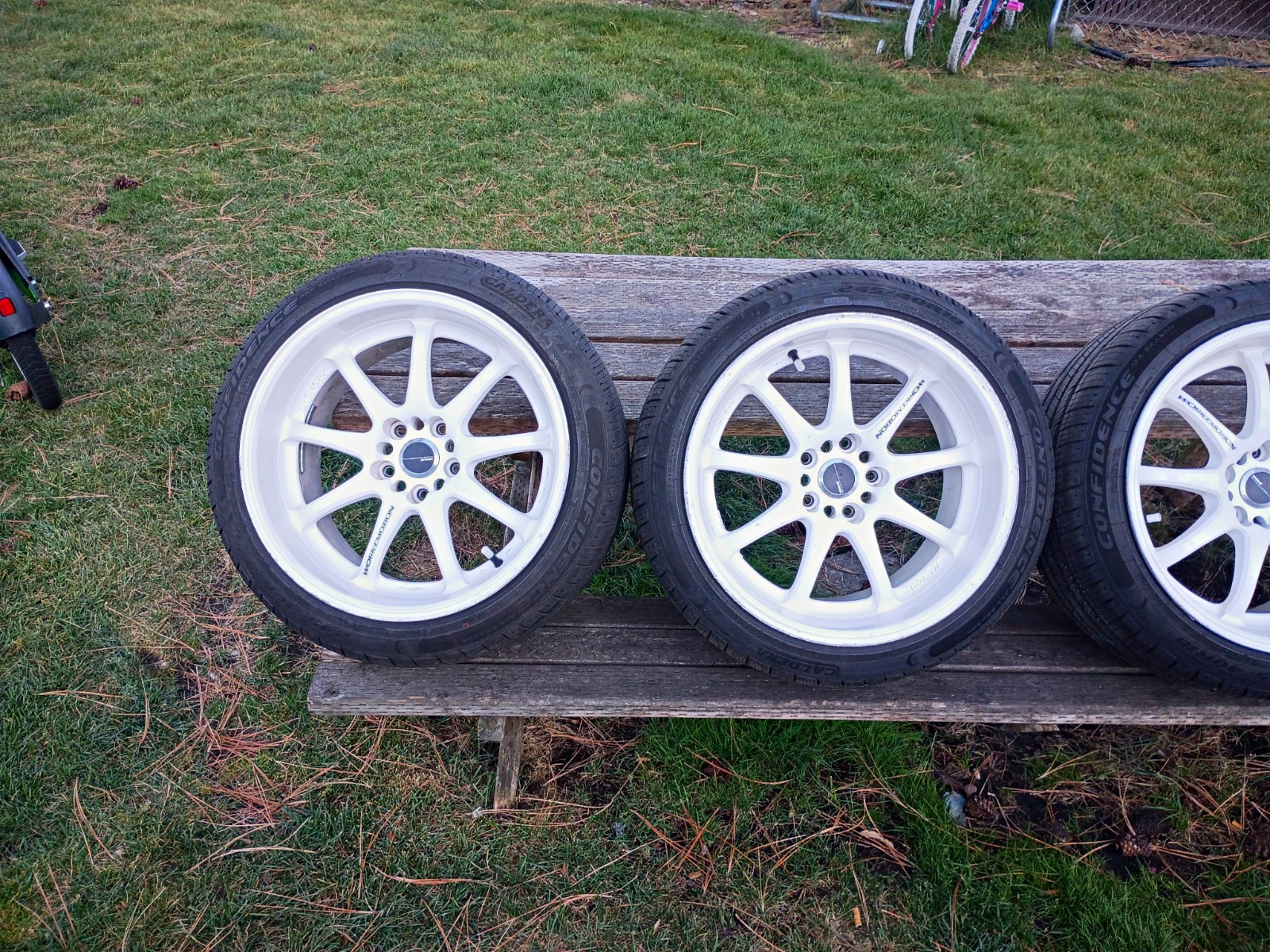 WORK Emotion XD9 18x9 +38 5H 73.3mm Hub Rare JDM Wheels