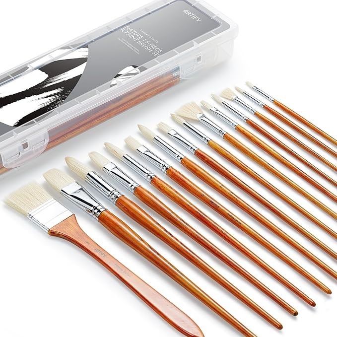 ARTIFY 15 pcs Oil Paint Brush Set ARTIFY 15 pcs Oil Paint Brush Set