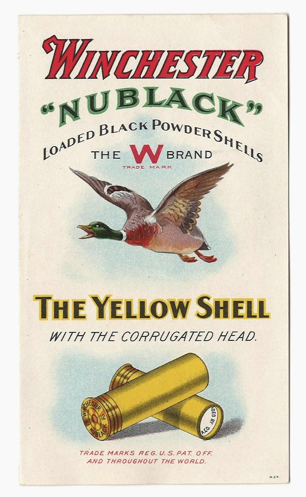 Scarce Early Winchester Nublack Shotshell Ephemera Advertising Brochure WRACO