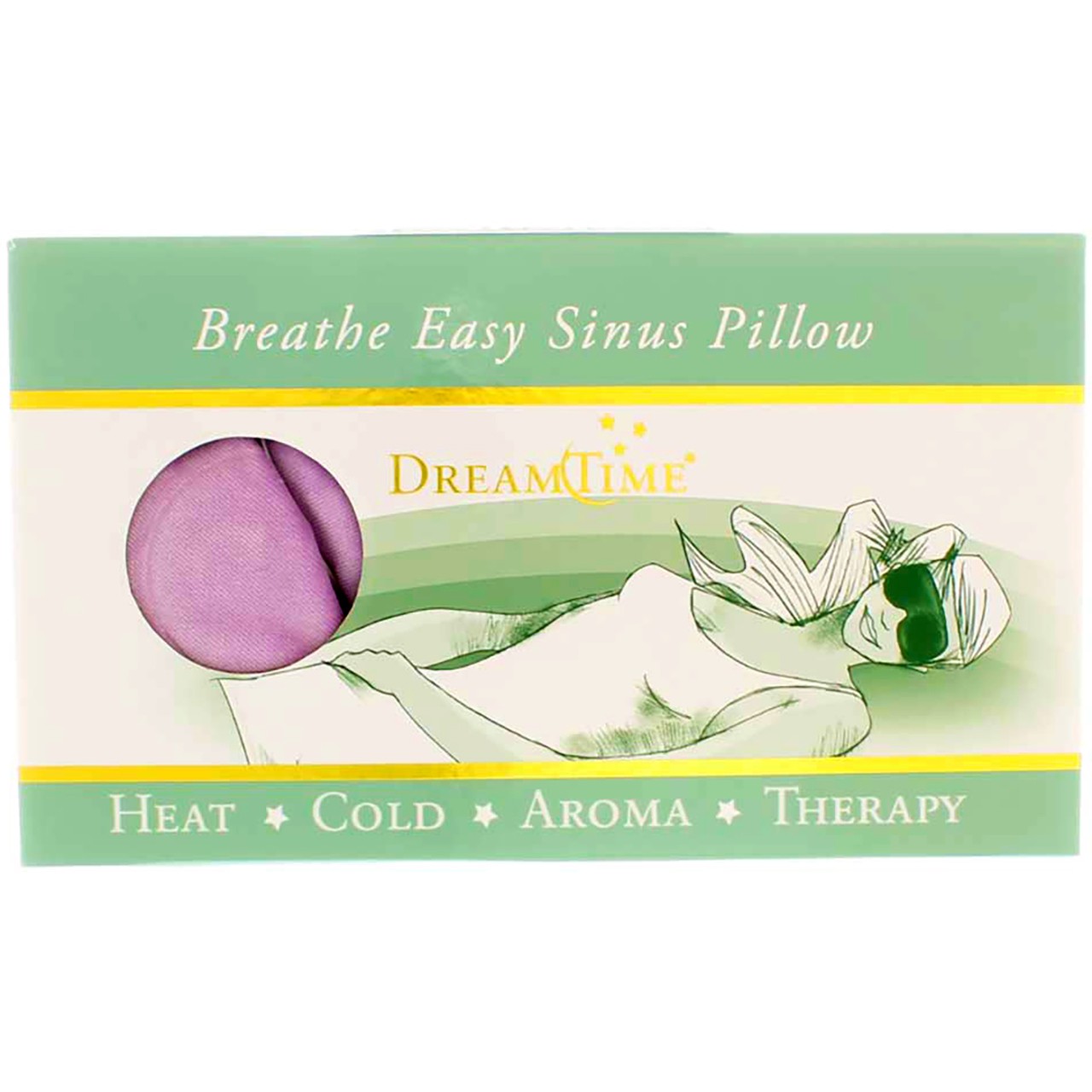 DreamTime Aromatherapy Breathe Easy Hot And Cold Sinus Pillow, Lavender, Euca... DreamTime Aromatherapy Breathe Easy Hot And Cold Sinus Pillow, Lavender, Euca...