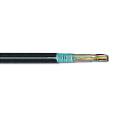 200' 24 AWG 6 Pair PE-89 Outside Plant Direct Burial Telephone Cable Black