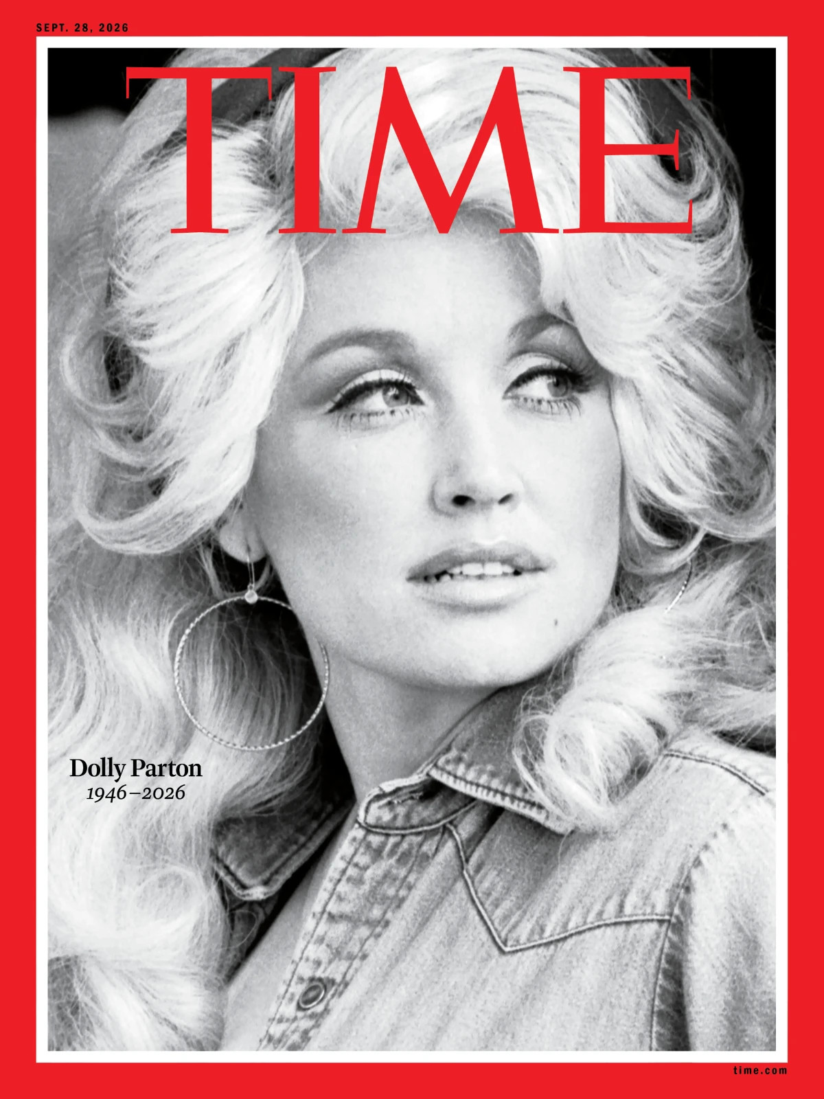 LABOR DAY  DOLLY PARTON COMMEMORATIVE CD/ DVD PLUS: TIME MAGAZINE 9/26