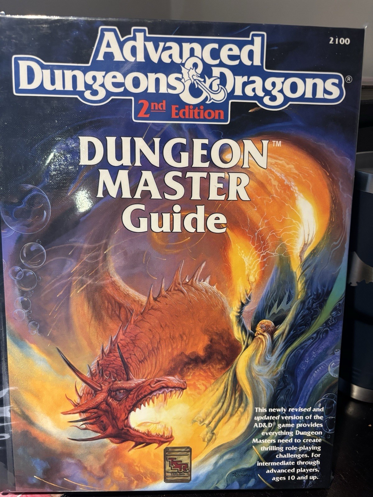 TSR AD&D 2nd Ed Dungeons & Dragons Dungeon Master Guide 1989 Near Mint Collector